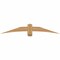 Ekena Millwork Bellingham Timber Gable Bracket, Western Red Cedar, 72"W x 12"H x 5 1/2"D x 5 1/2"F, 4/12 Pitch GBW072X12X0606BEL00SWR - alternate 1